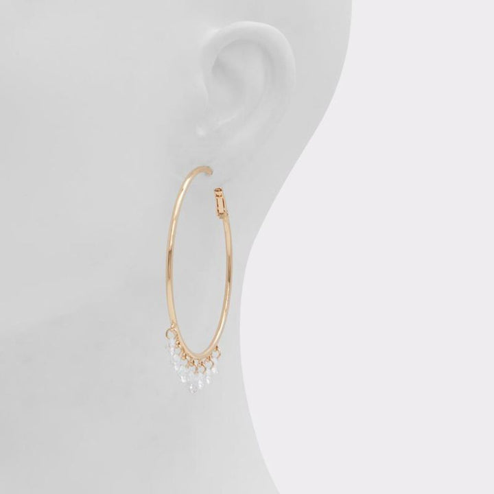 Gold Elastane Earrings