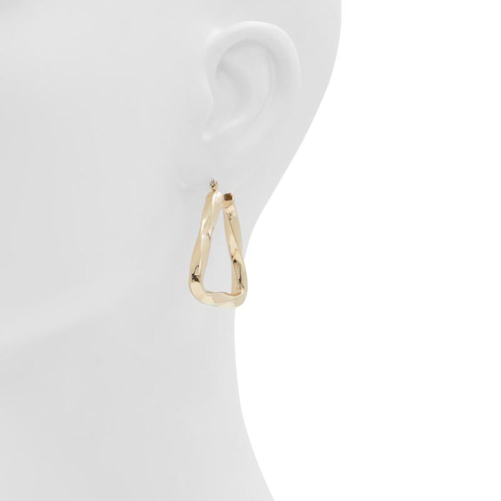 Gold Elastane Earrings