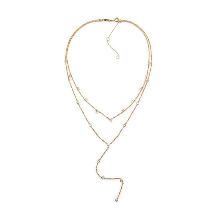 Gold Elastane Necklace