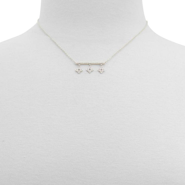 Silver Elastane Necklace