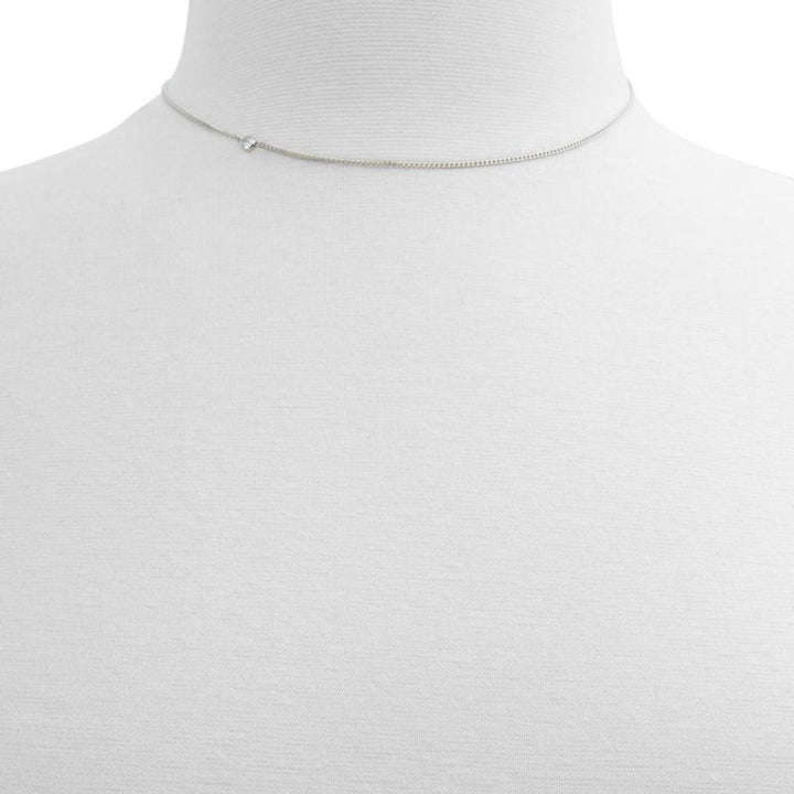 Silver Elastane Necklace