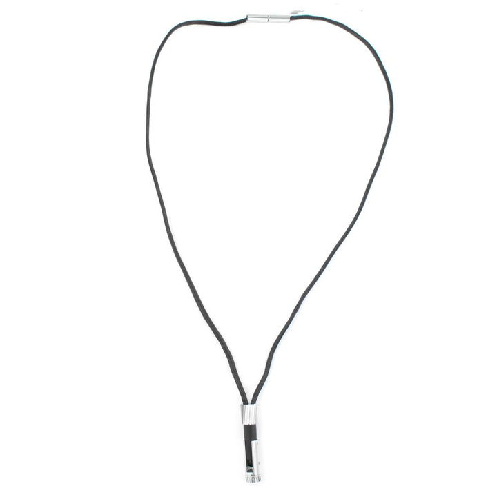 Gray Stainless Steel Necklace