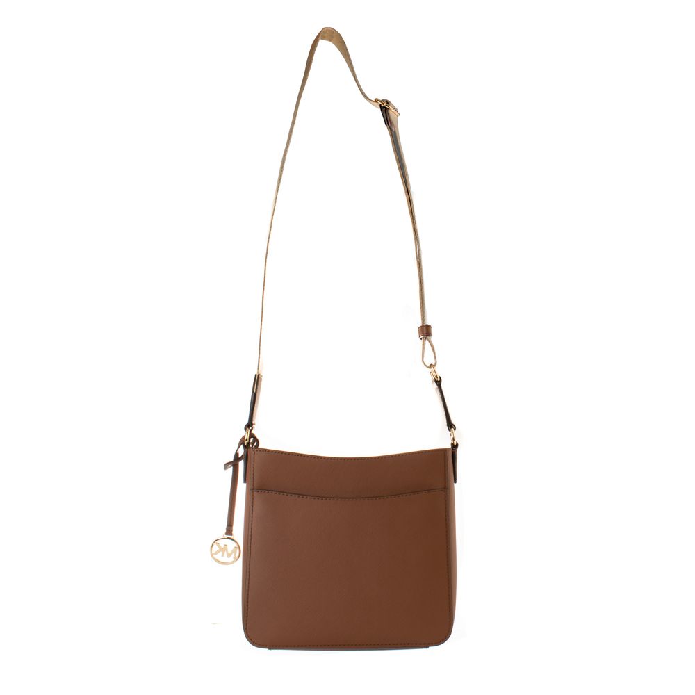 Brown Canvas Crossbody Bag