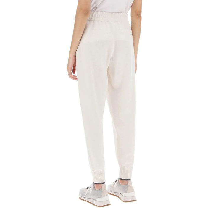 White Cashmere Casual Pants