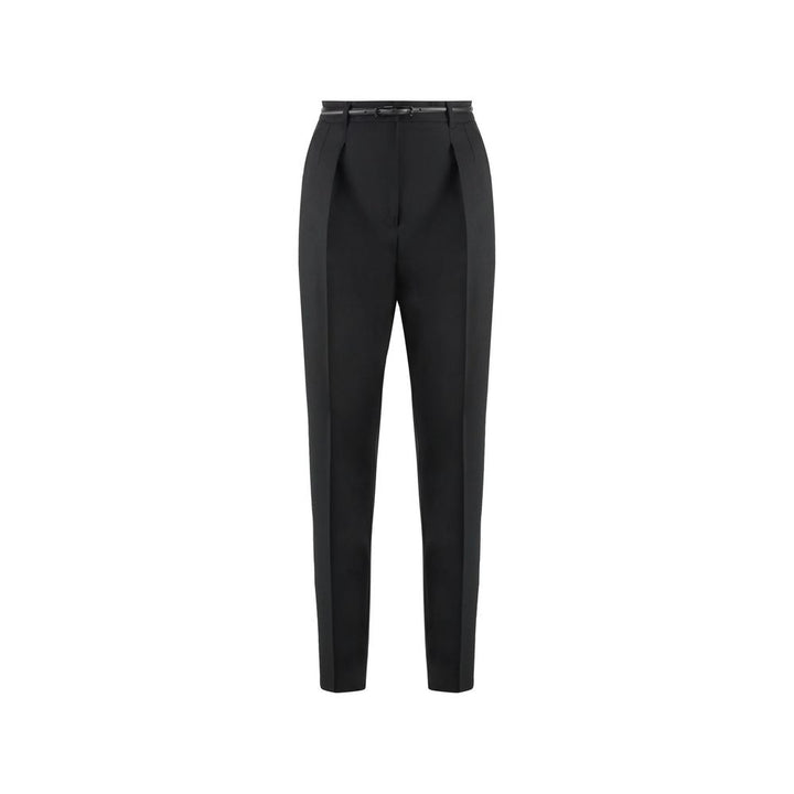 Black Elastane Dress Pants
