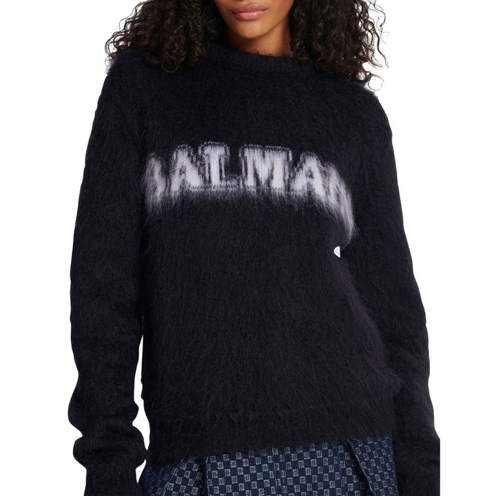 Black Mohair Sweatshirt