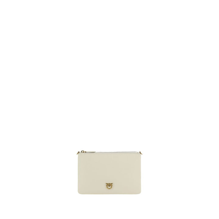 Beige Calf Leather Bos Taurus Shoulder Bag