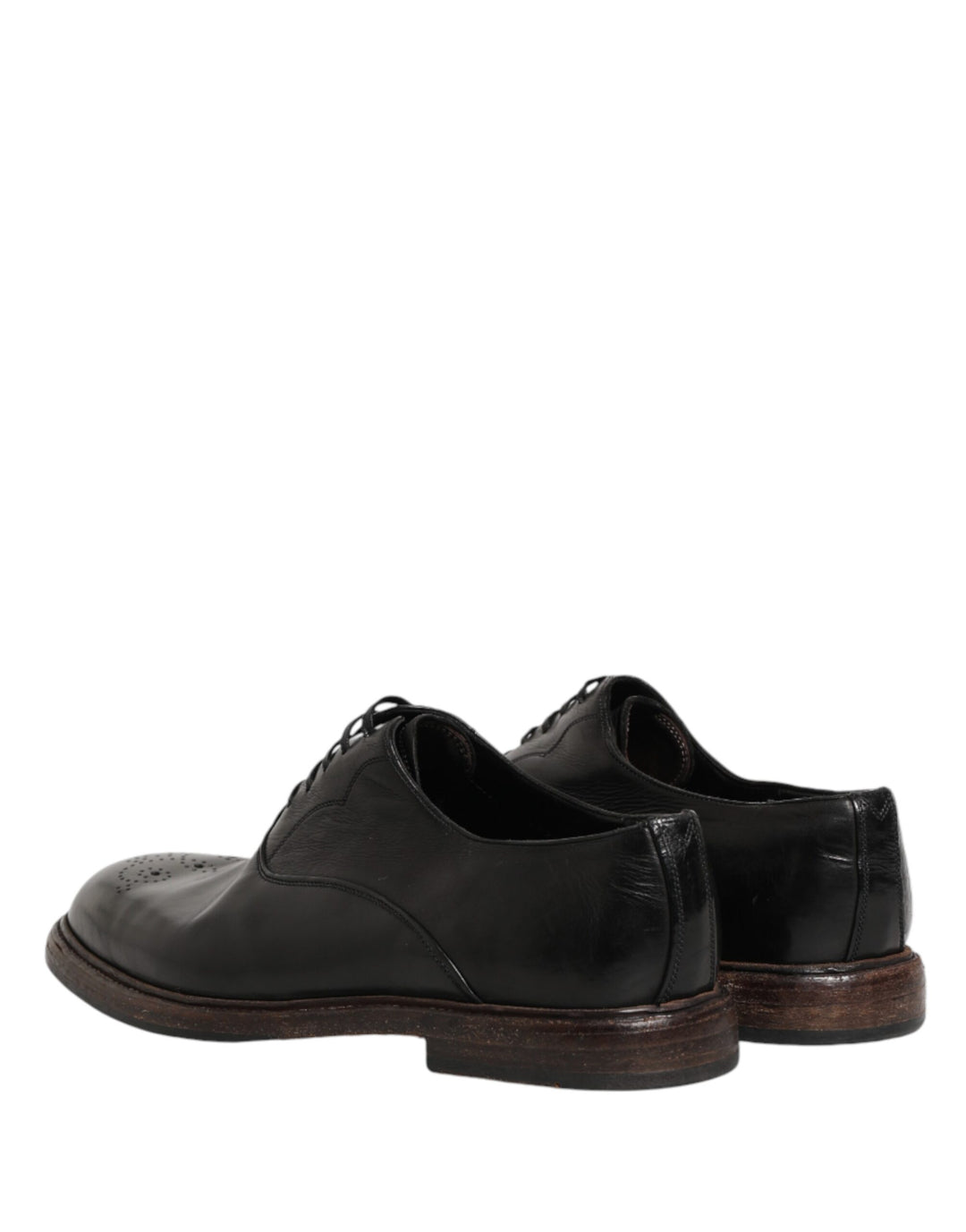 Black Calfskin Leather Oxford Dress Shoes
