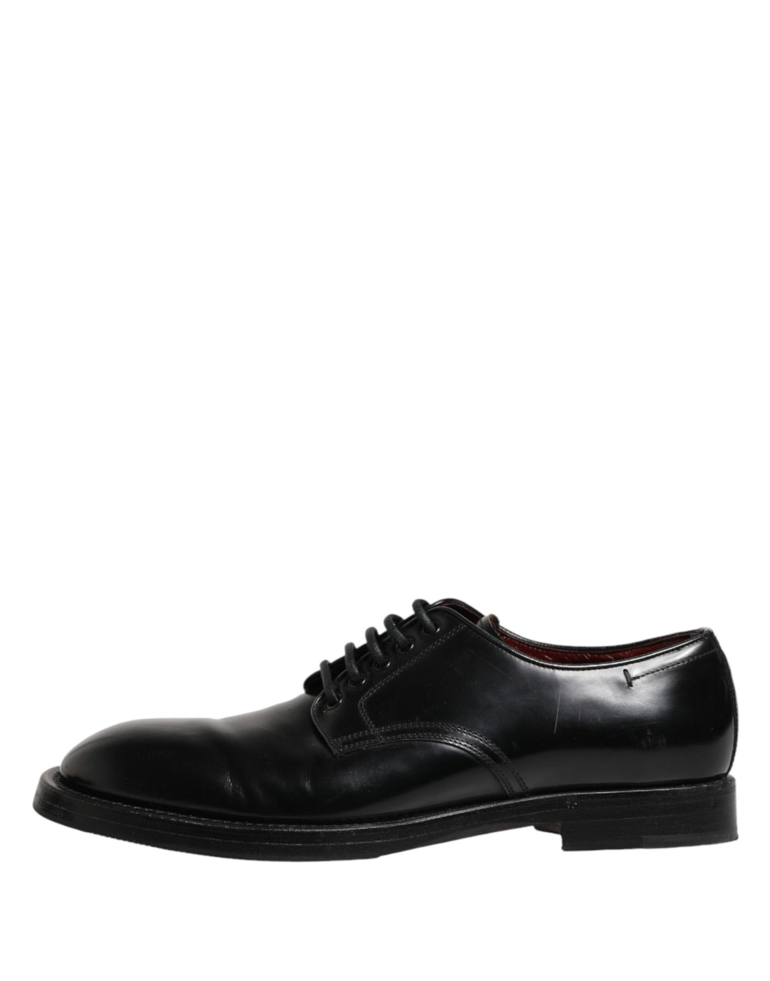 Black Lace Up Leather Dress Derby Men Shoes