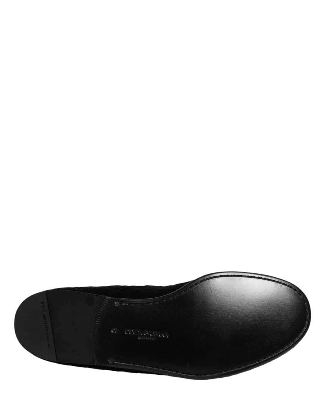 Black Velvet Slip On Loafers Formal Men Shoes