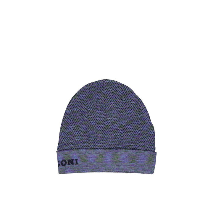 Purple Wool Beanie