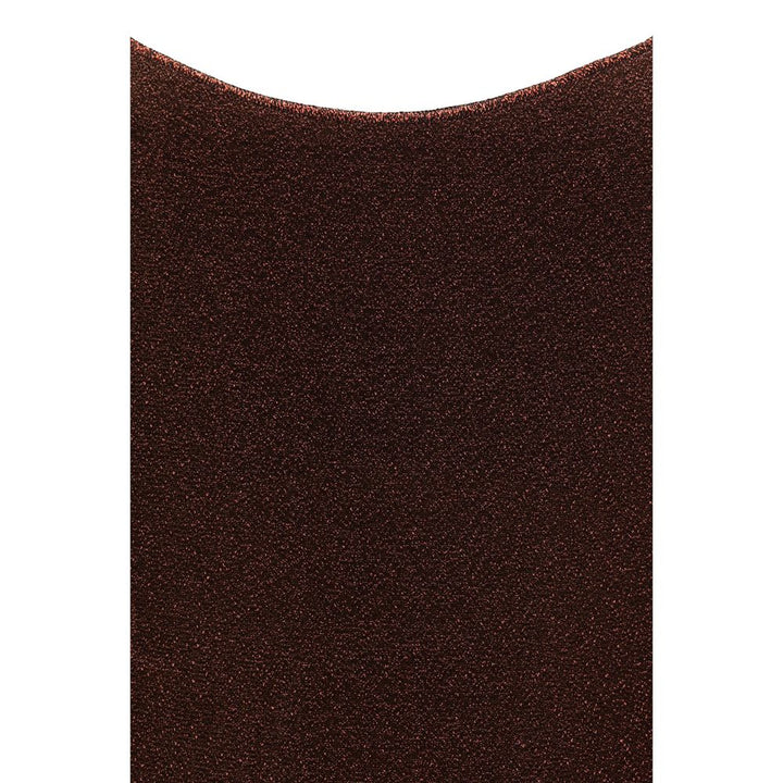 Brown Metal One-Piece Swimsuit