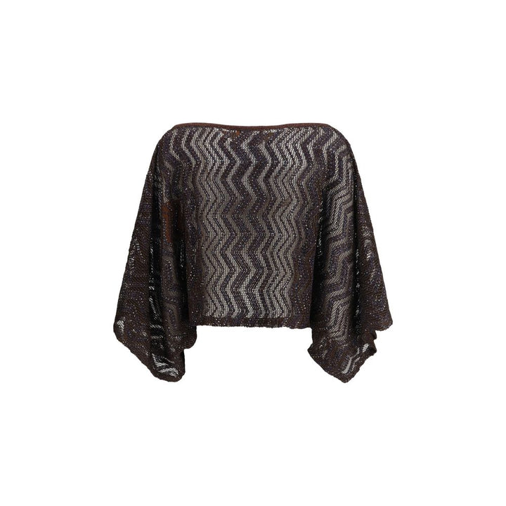 Brown Viscose Blouse
