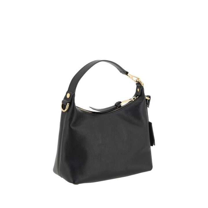 Black Calf Leather Bos Taurus Handbag