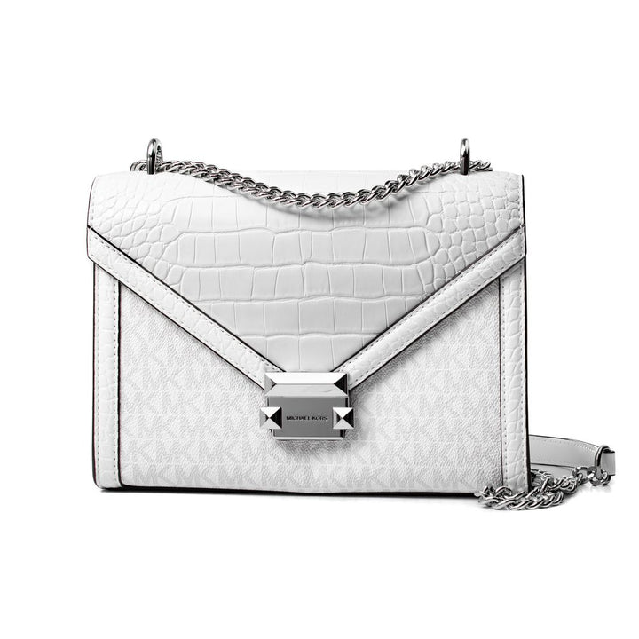 White Canvas Crossbody Bag