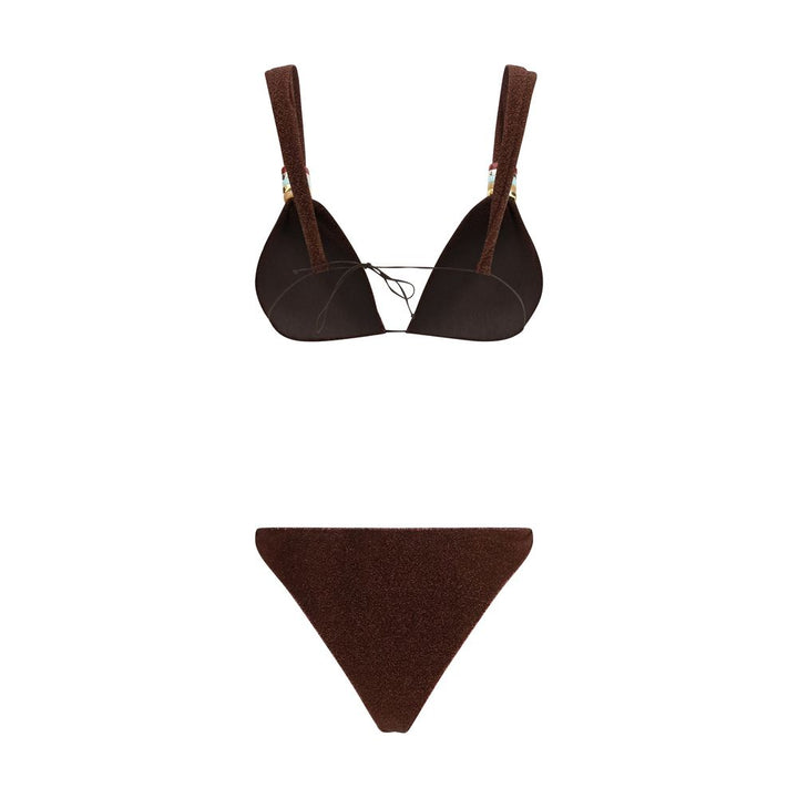 Brown Polyamide Bikini