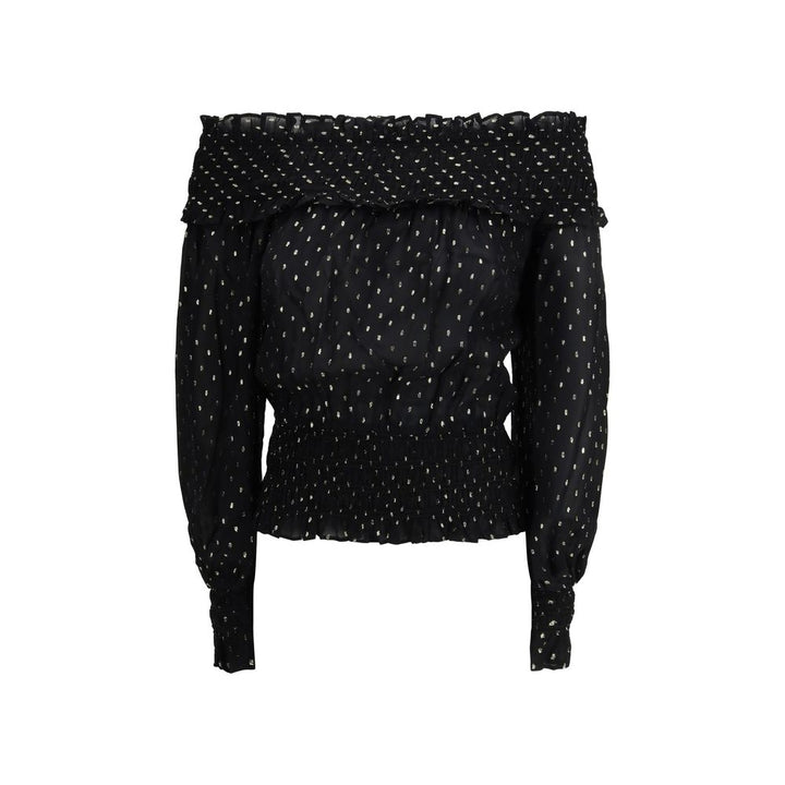 Black Viscose Blouse