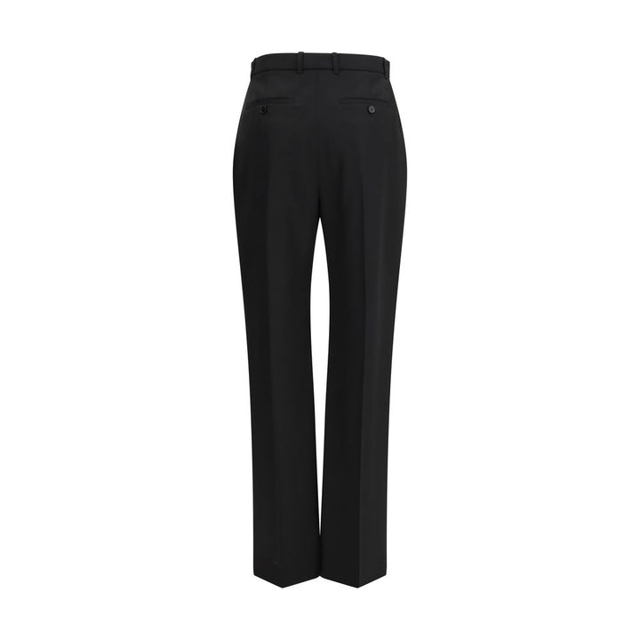 Black Cotton Dress Pants