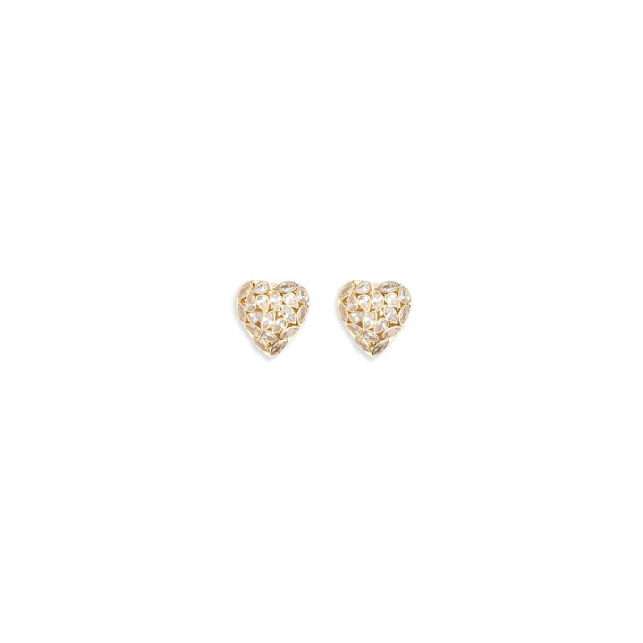 Gold Brass Earrings