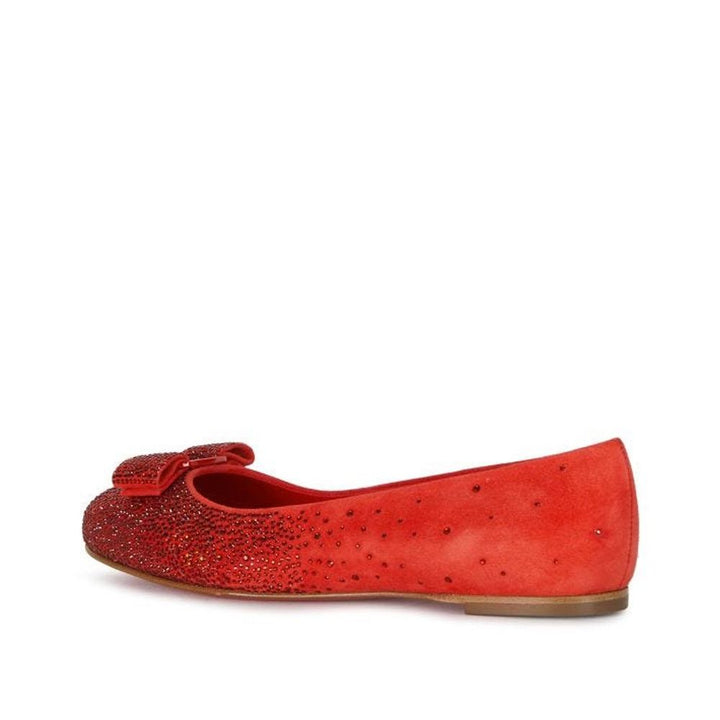 Multicolor Calfskin Ballet Flats