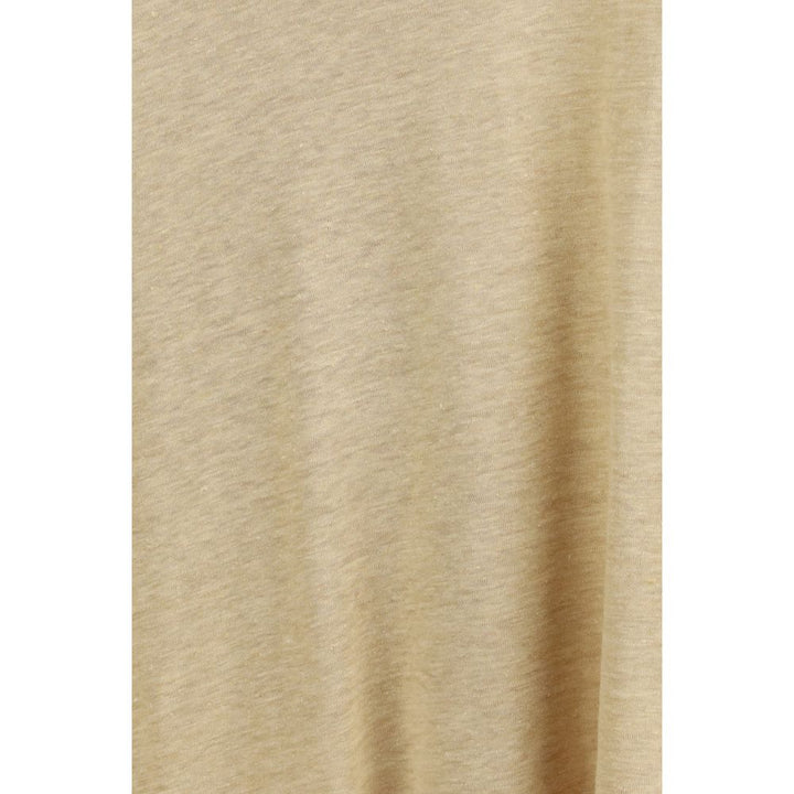 Beige Linen T-Shirt