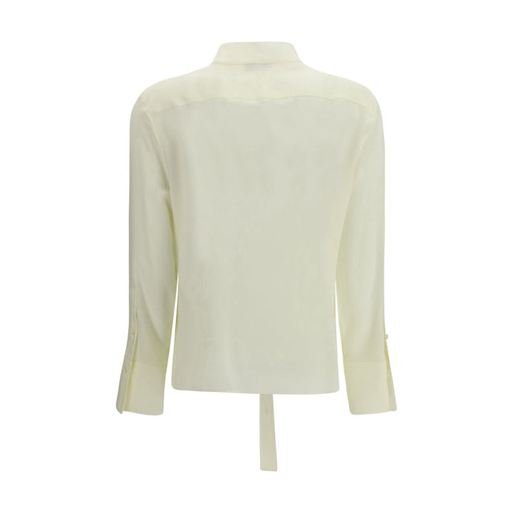 Bicolor Silk Blouse