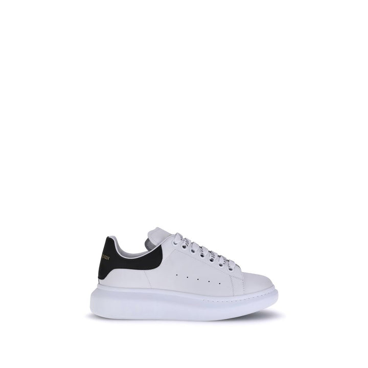 White Calf Leather Bos Taurus Platform Sneakers