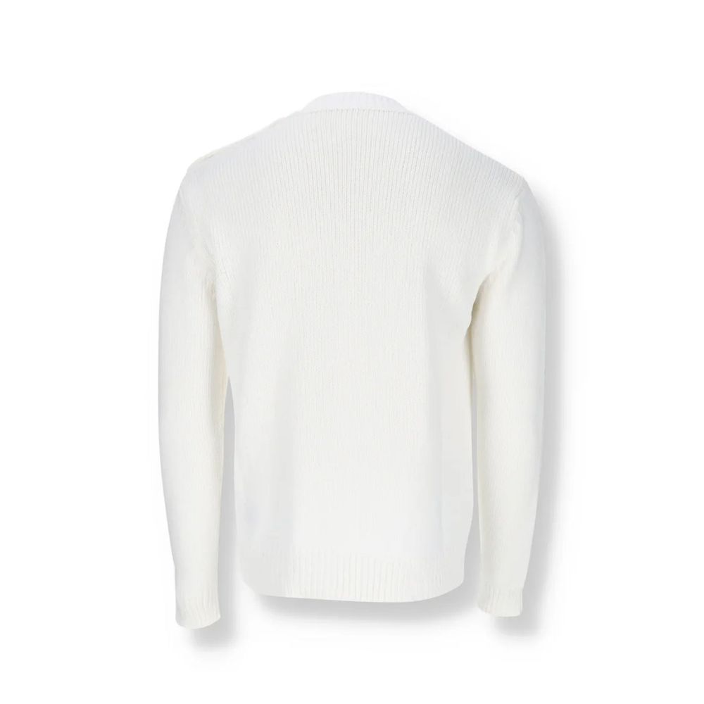 White Cotton Sweatshirt