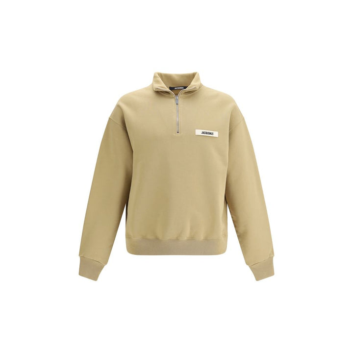 Beige Cotton Sweatshirt