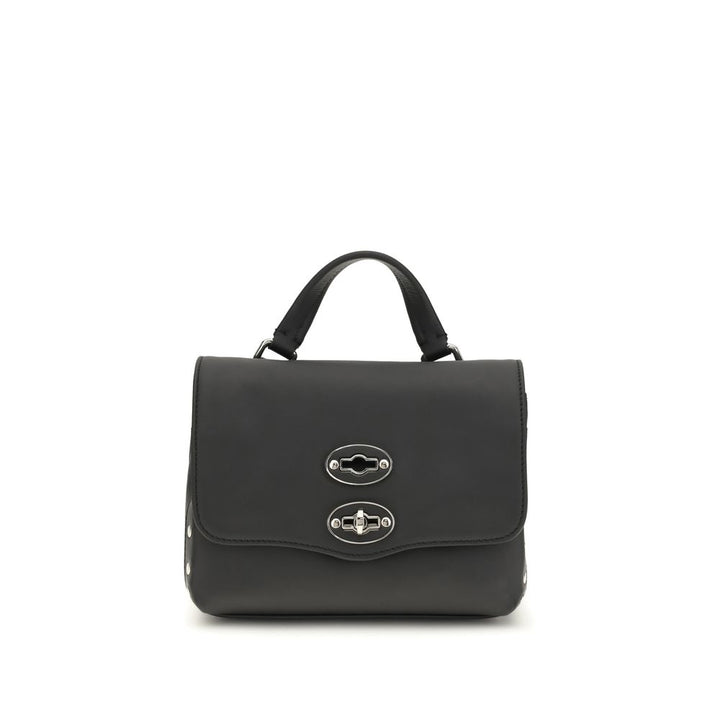 Black Calf Leather Bos Taurus Handbag
