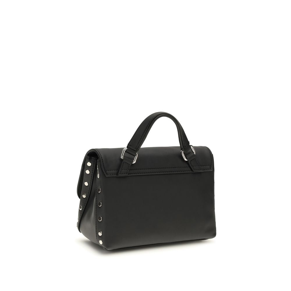 Black Calf Leather Bos Taurus Handbag