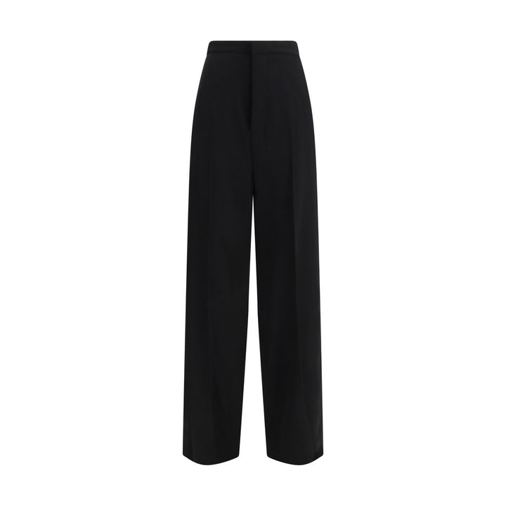 Black Cotton Dress Pants