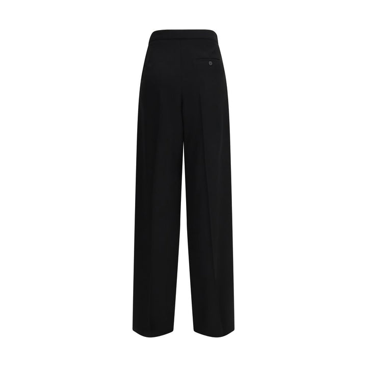 Black Cotton Dress Pants