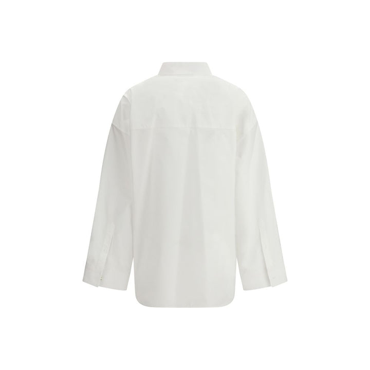 White Cotton Dress Shirt