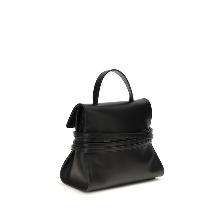 Black Calf Leather Bos Taurus Handbag