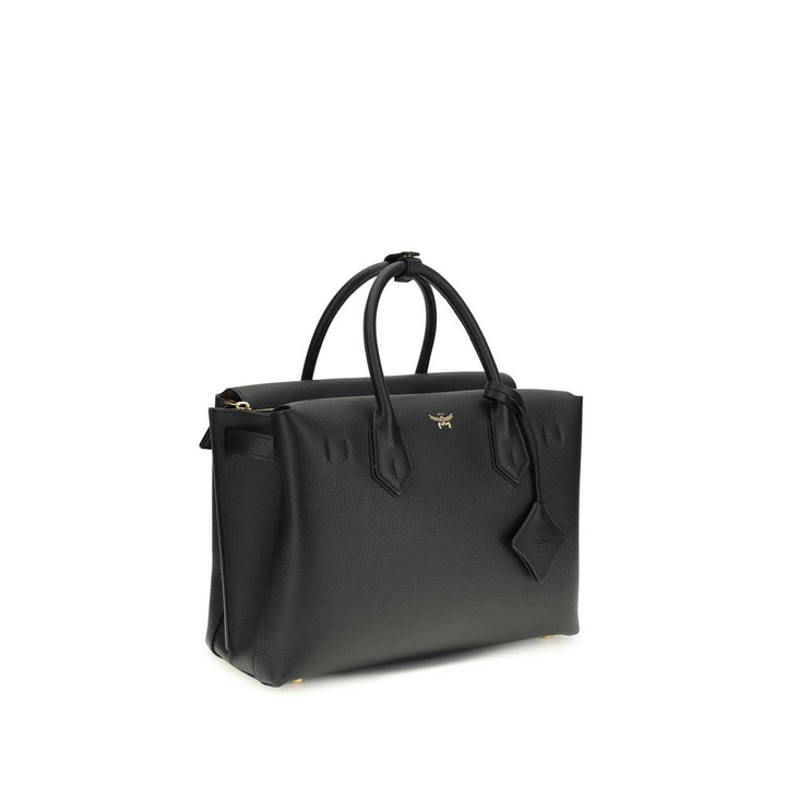 Black Calf Leather Bos Taurus Handbag