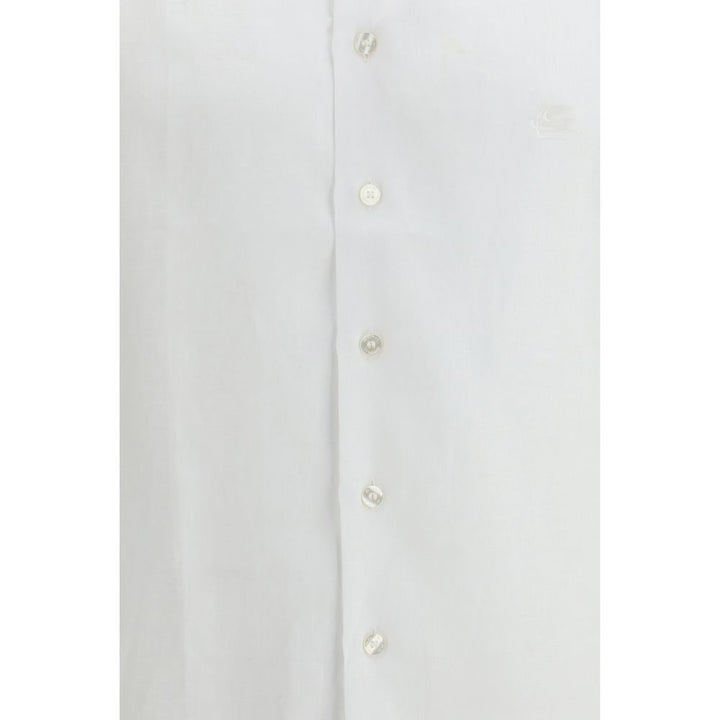 White Linen Dress Shirt