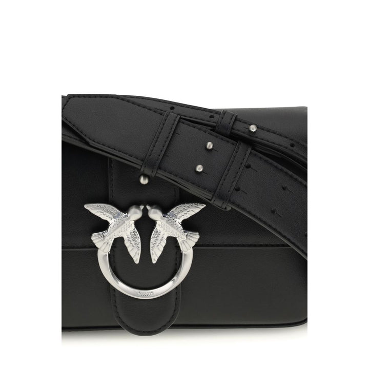 Black Calf Leather Bos Taurus Shoulder Bag