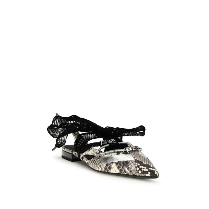 Multicolor Calf Leather Bos Taurus Ballet Flats