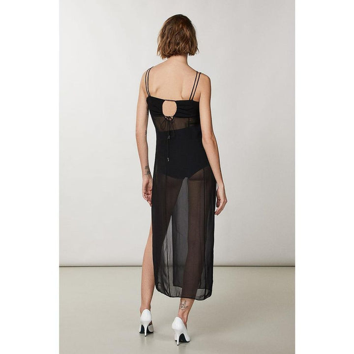 Black Viscose Cocktail Dress