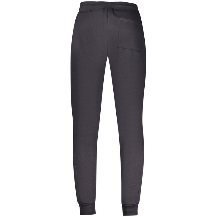 Blue Cotton Men's Track Pant