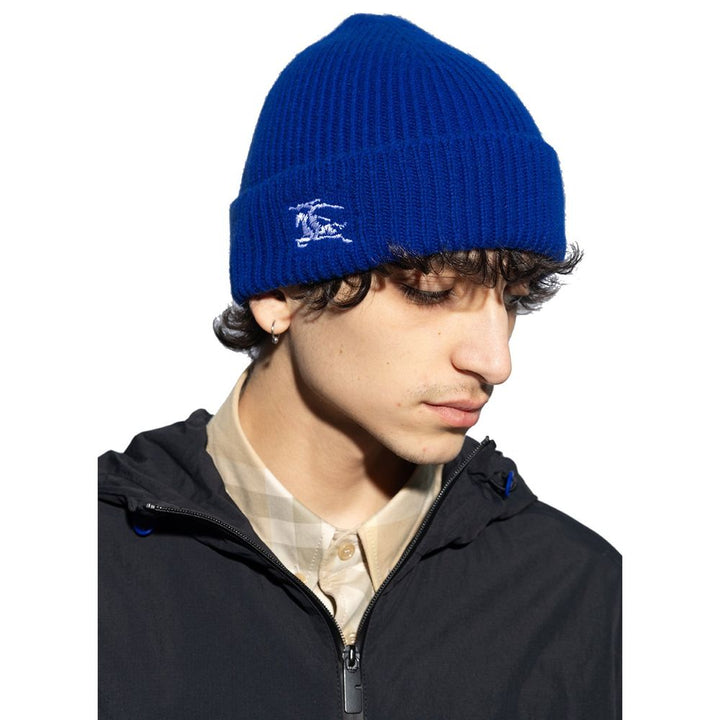 Blue Cashmere Beanie