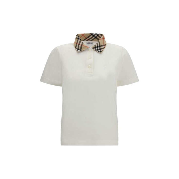 White Cotton Polo Shirt