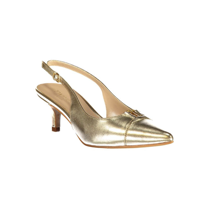 Gold Leather Women's Sandal