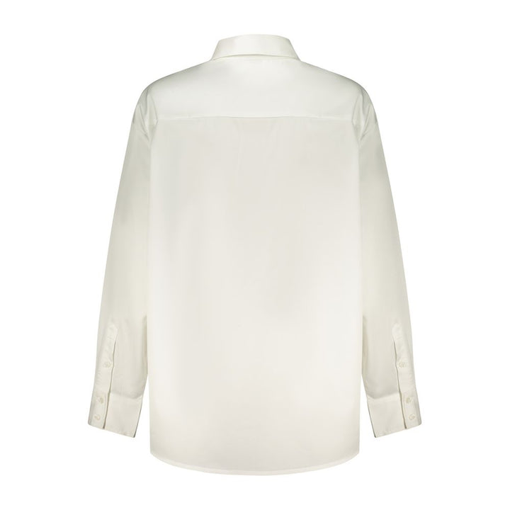 Bianco Cotton Women Shirt