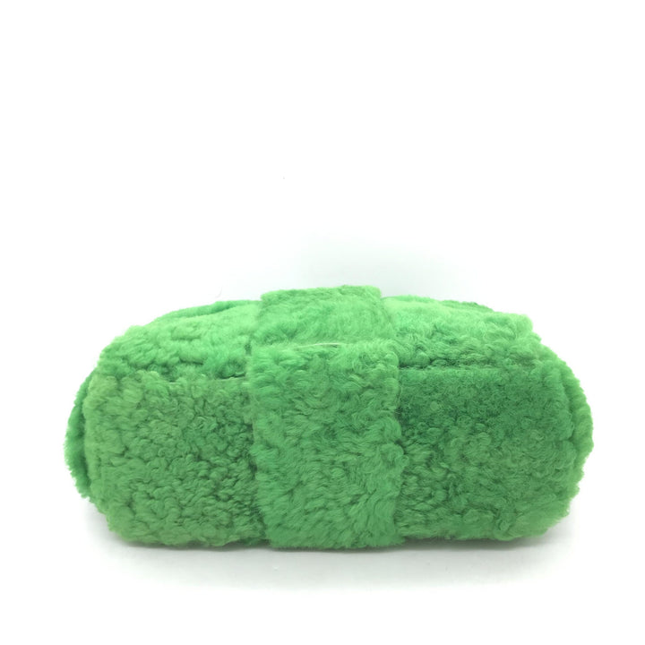 Bottega Veneta Arco Tote Intrecciato Shearling Small