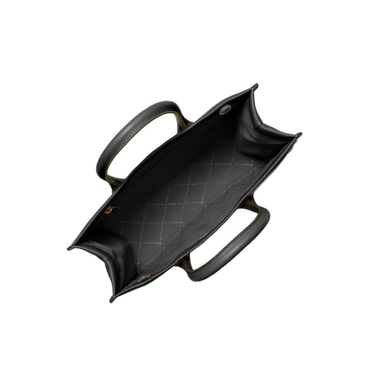 Black Leather Tote Bag