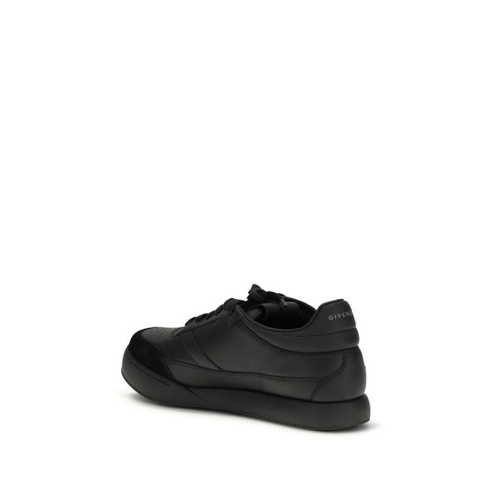 Black Calf Leather Bos Taurus Low Top Sneakers