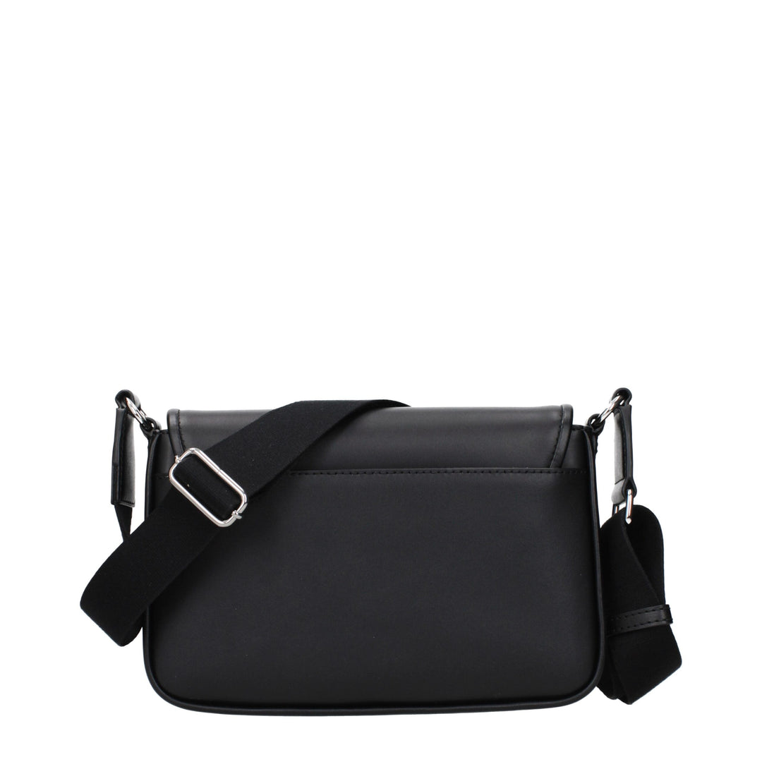 Black Leather Crossbody Bag
