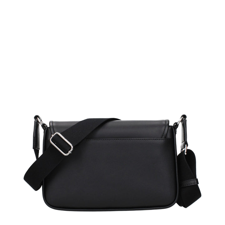 Black Leather Crossbody Bag